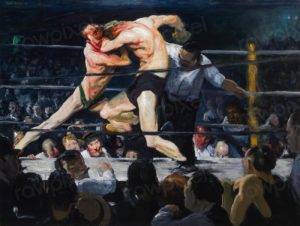 image, painting, George Bellows, fight, male, mental health, masculinity, gender roles, men, violence